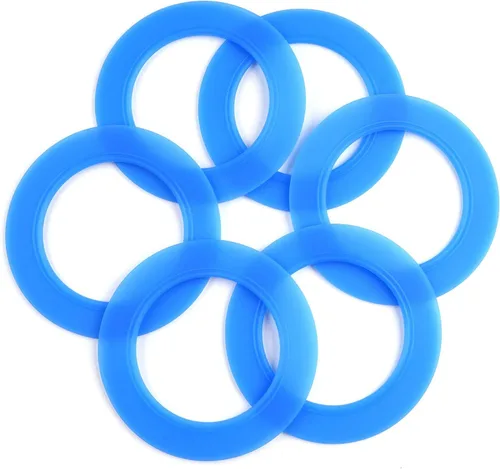 Miniatura 3 de Hibbent Paquete de 6 sellos de válvula de descarga de inodoro, material de silicona mejorado para American Standard y compatible con Eljer