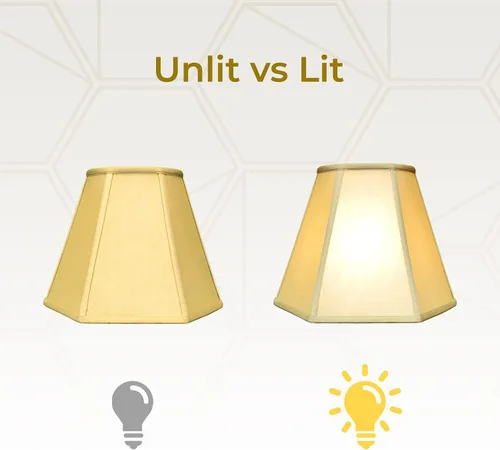 Miniatura 3 de Royal Designs BS-733W-13AGL - Lámpara hexagonal (2.0 x 5.1 x 3.5 in), color dorado