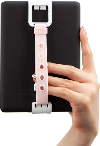 Miniatura 13 de WiLLBee CLIPON - Correa de silicona suave doble para Kindle, soporte de mano compatible con Kindle Paperwhite (6.8 pulgadas) / Kindle Fire 7