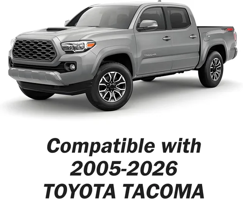 Miniatura 7 de Tomatoman Tacoma - Fundas de asiento delantero compatibles con Toyota Tacoma 2005-2022 2023 2024 2025 2026 Camiones Access Crew Extended Double Cab