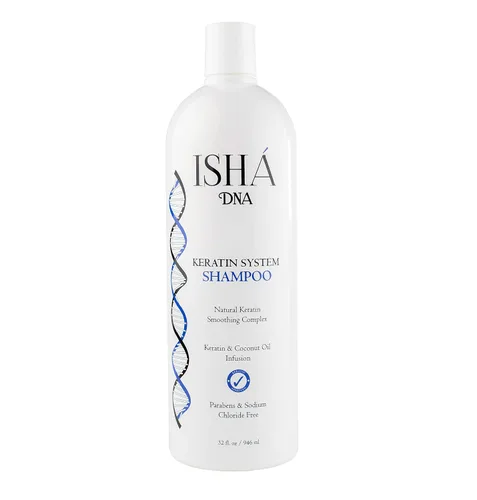 Miniatura 5 de Champú con sistema de tratamiento de queratina, sin sulfatos ni parabenos, aceite de coco infundido para todo tipo de cabello (16 onzas líquidas)