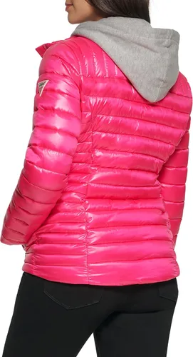 Miniatura 6 de GUESS Chaqueta ligera y plegable para mujer, acolchada, de transición