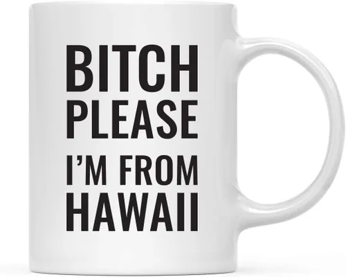 Miniatura 66 de Andaz Press Taza de café de 11 onzas, regalo de broma, Bitch Please I'm from Alabama, paquete de 1, incluye caja de regalo, divertidas ideas
