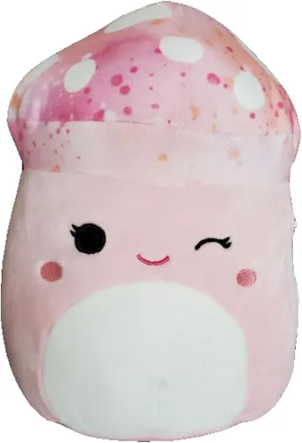Miniatura 5 de Squishmallow - Almohada coleccionable oficial de Kellytoy Food Squad Postre, colección de animales suaves (8 pulgadas, hongo rosa Randall)