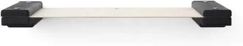 CatastrophiCreations Hamaca para gatos montada en la pared para subir y jugar muebles estante de árbol para gatos Onyx Bambú/Lona Natural