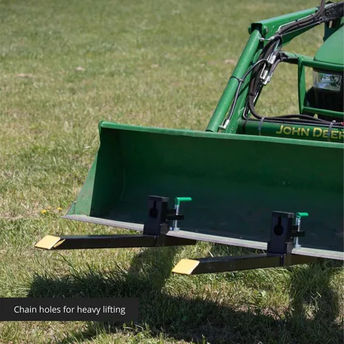 Miniatura 4 de LW abrazaderas de 30" para tractor de carga Skidsteer, de 1500 lb de capacidad.