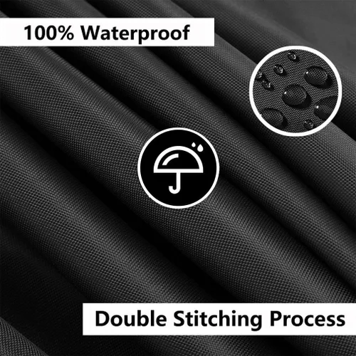 Miniatura 4 de Funda impermeable para mesa de café al aire libre, 40 pulgadas de largo x 28 pulgadas de ancho x 4 pulgadas de alto, funda rectangular para muebles