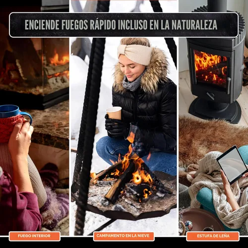 Miniatura 7 de Billy Buckskin - Palitos de fuego de madera de fatwood de 10 libras, 100% naturales, para fogatas, chimeneas, barbacoas, estufas de leña, fácil