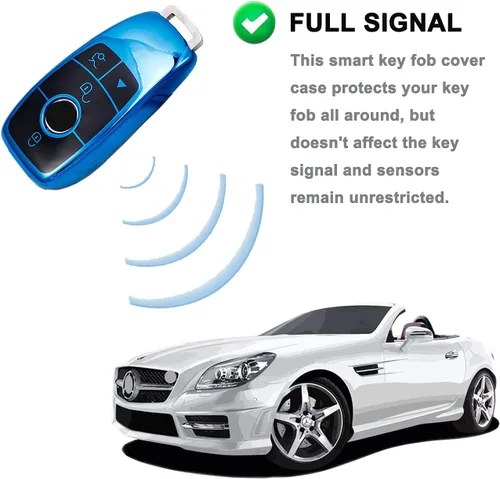 Miniatura 3 de Funda para llavero para Mercedes Benz Clase A, Clase C, Clase S, Clase E, Clase G