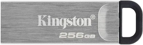 Kingston DataTraveler Kyson - Unidad flash de metal USB 3.2 de alto rendimiento de 256 GB | Velocidades de hasta 200 MB/s | DTKN/256GB