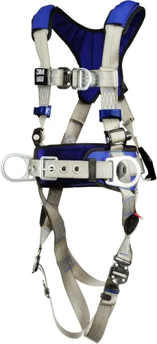 Miniatura 2 de 3M DBI-Sala ExoFit X100 Comfort Construction - Arnés de seguridad para escalada/posicionamiento, protección contra caídas con cinturón corporal