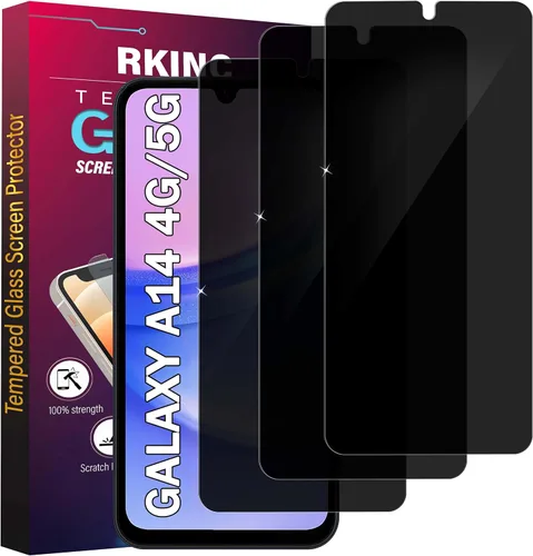 Miniatura 19 de RKINC Protector de pantalla [paquete de 4] para Samsung Galaxy A12 / Galaxy A02S / A12 Nacho, protector de pantalla de vidrio templado, 0.013 in