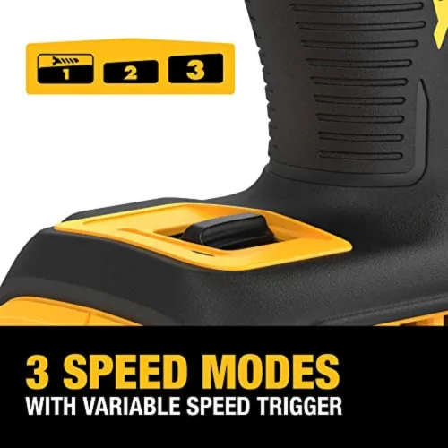 Miniatura 13 de DEWALT Atornillador de Impacto 20V MAX, Inalámbrico, 3 Velocidades, Batería y Cargador Incluidos (DCF845P1)
