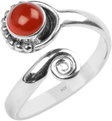 Miniatura 52 de Gemstone Stone Toe Ring 925 Sterling Silver Feet Body Jewellery Handame Toe Ring Gemstone Adjustable Toering For Girls Women Gift Jewellery