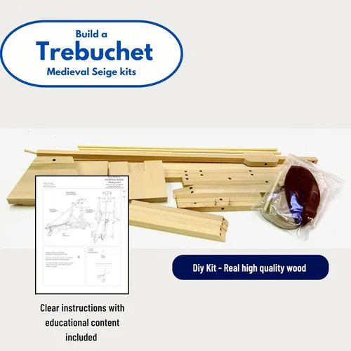 Miniatura 5 de Pathfinders Kit de madera medieval Trebuchet