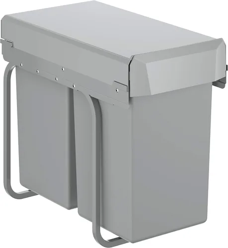 Miniatura 4 de GROHE Sistema de residuos de cocina – 2 contenedores (15L cada uno), acción telescópica, montado en el suelo para armarios de 11.8 in o más, se