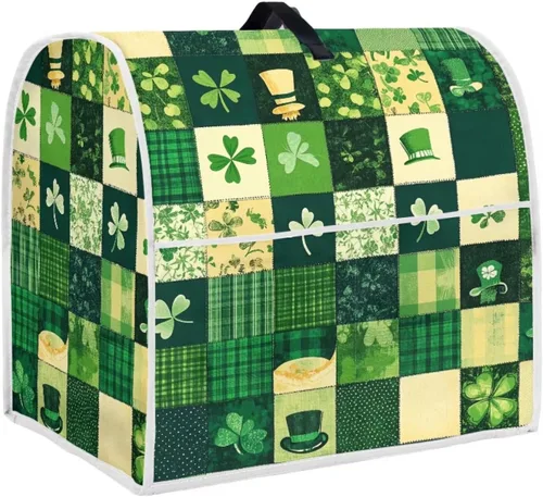 Miniatura 15 de UNICEU Protector de cubierta de batidora de soporte de cocina con estampado retro de mariposa de girasol, con mango superior, cubierta de polvo