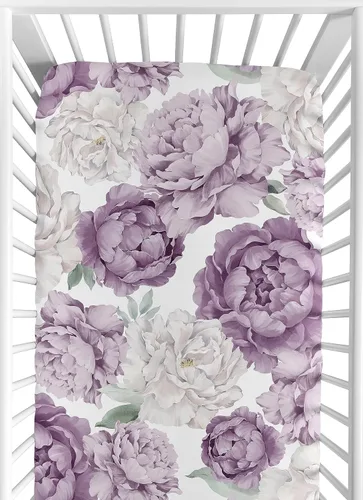 Miniatura 12 de Sweet Jojo Designs Sábanas ajustables para cuna de bebé (rosa sólido) para niñas, guardería infantil, habitación de niños pequeños - Tamaño estándar