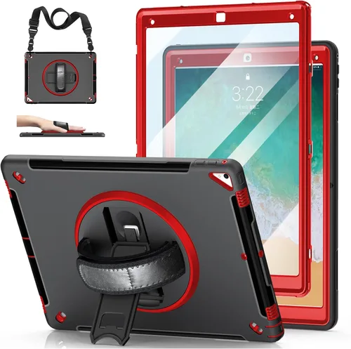 Miniatura 12 de Funda para iPad Pro 12.9 de 2ª generación 2017 y 2015 de 1ª generación, funda protectora de TPU resistente con protector de pantalla, soporte