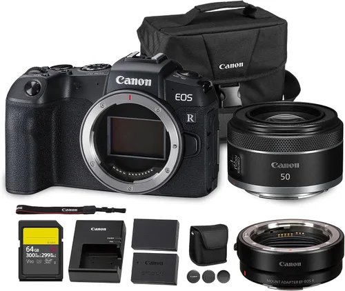 Miniatura 8 de Canon EOS RP Cámara sin espejo Sensor de marco completo de 26.2MP Grabación de video 4K Cámara compacta ligera para viajes y creación