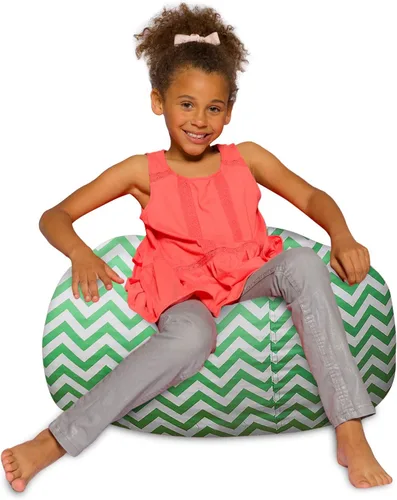 Miniatura 10 de Posh Creations - Sillón puff para niños, adolescentes y adultos, incluye funda extraíble y lavable a máquina, tamaño mediano de 27 pulgadas, lona