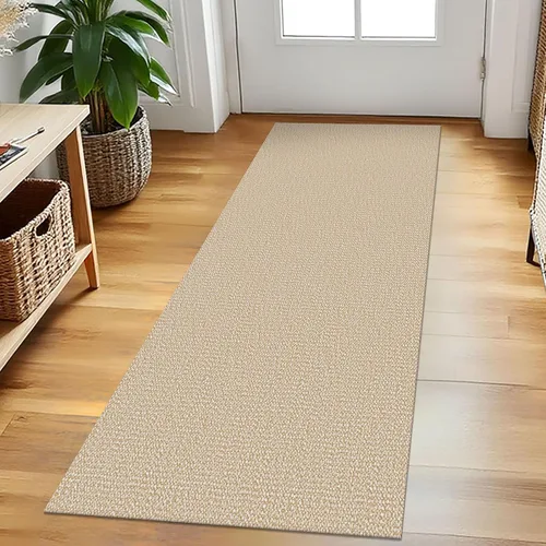 Miniatura 34 de EARTHALL Alfombra pequeña de 2 x 3 pies, lavable para entrada, antideslizante, trenzada, alfombra para puerta interior y exterior, alfombra tejida