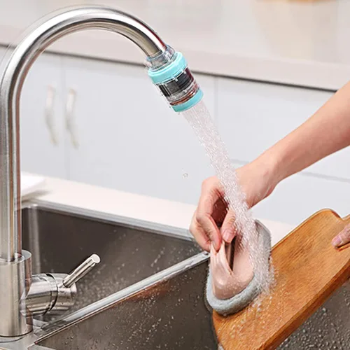 Miniatura 5 de Paquete de 2 filtros de agua para grifo, filtros de montaje en grifo, purificador, filtración de grifo de cocina, carbón activado, elimina cloro