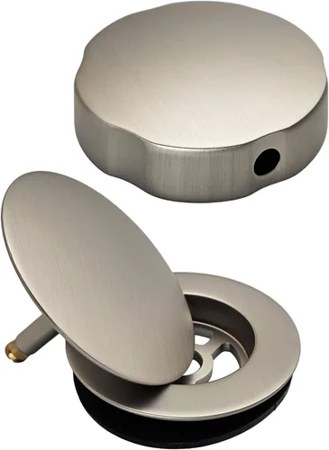 Miniatura 15 de Westbrass D50TE-12A - Moldura de repuesto estándar de 1-1/2 pulgadas para ensamblajes de desagüe de baño de accionamiento por cable, bronce antiguo