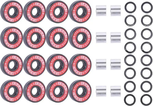 Miniatura 7 de Rollerex ST360 92A - Ruedas para patines de ruedas de 2.126 in x 1.260 in (paquete de 8 con rodamientos, espaciadores y arandelas)
