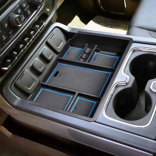 Miniatura 10 de EDBETOS Bandeja Organizadora de Consola Central Compatible con Accesorios Chevy Silverado/GMC Sierra 1500 2014-2018 2015-2019 Silverado/Sierra