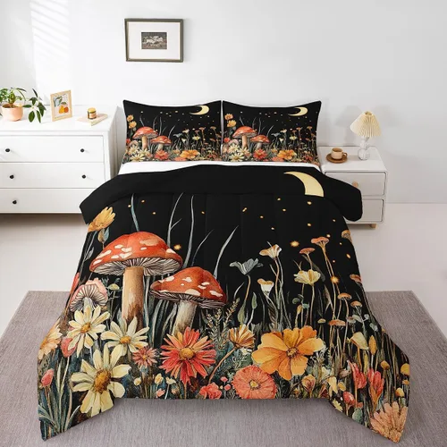 Miniatura 42 de Erosebridal Juego de edredón de béisbol para niños, ropa de cama vintage con bandera americana, tamaño Queen para adultos, niñas, niños
