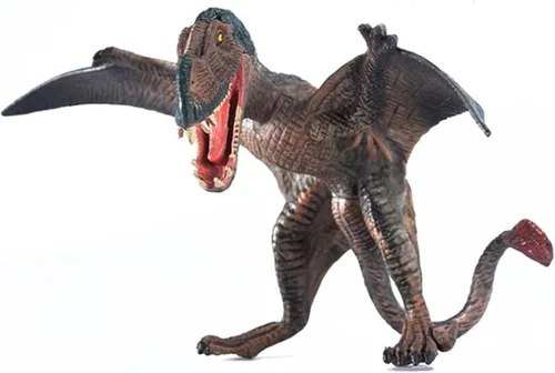 Miniatura 3 de Juguete de dinosaurio, figuras realistas de pterosaurio con alas jurásicas con boca móvil, figuras de dinosaurio pterodáctilo educativas realistas