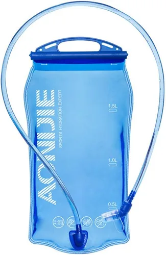 AONIJIE Bolsa de agua plegable de hidratación a prueba de fugas, depósito de agua para senderismo, mochilero, correr, ciclismo (1.5L-PEVA)