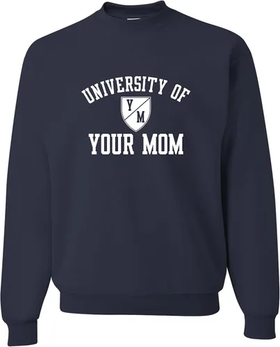 Miniatura 36 de Go All Out University of Your Mom - Sudadera con cuello redondo para hombre