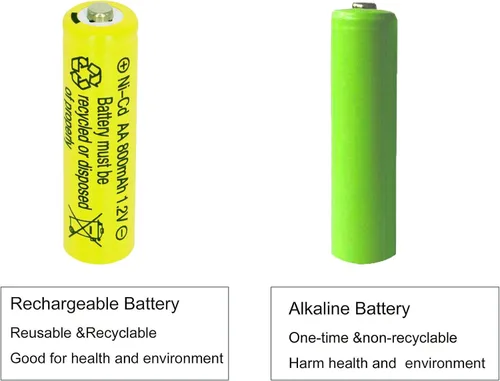 Miniatura 6 de Paquete de 12 baterías recargables de níquel cadmio de 1.2 V NI-CD AA de 800 mAh para paisajismo de jardín, luces de seguridad solares/exteriores