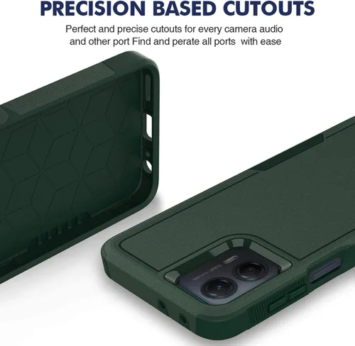 Miniatura 6 de Funda para Moto G 5G 2023 / Moto G Power 5G 2023: funda protectora de doble capa de servicio pesado resistente para teléfono celular a prueba