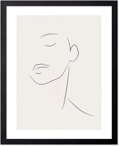Miniatura 37 de Poster Master Póster de cara de mujer, impresión de dibujo de línea, arte moderno, arte de boceto, arte de pared de esquema, regalo para hombres