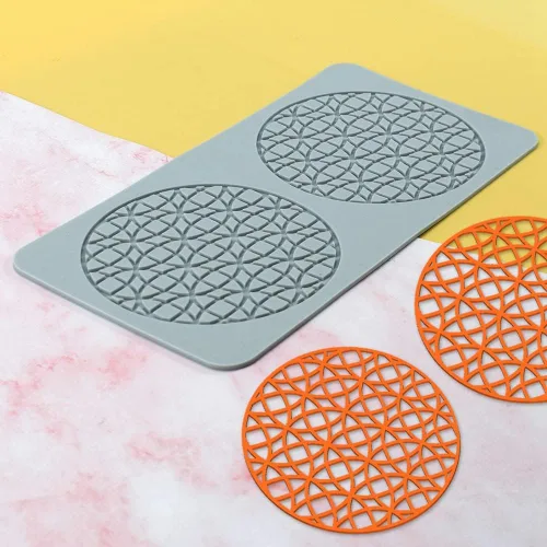 TUKE Moldes de encaje para decoración de pasteles, moldes de silicona de hojas 3D para hornear moldes de gomitas, moldes de fondant de arcilla,