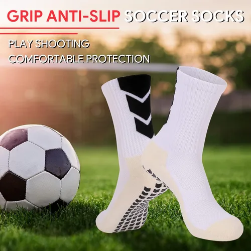Miniatura 2 de Calcetines de fútbol antideslizantes para jóvenes, calcetines antideslizantes para hombre, 134 pares de calcetines de hospital, calcetines