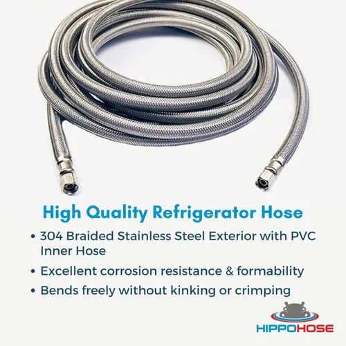Miniatura 5 de Manguera para máquina de hielo para refrigerador (20 pies), ajuste universal para todas las marcas de refrigeradores, línea de suministro de agua