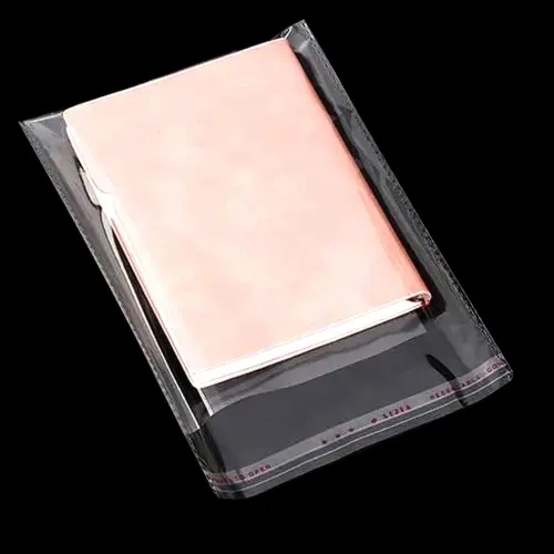Miniatura 5 de Keoferlo 100 bolsas de polietileno transparente de 10 x 14 pulgadas de celofán autosellantes para camisetas de plástico transparente para envolver