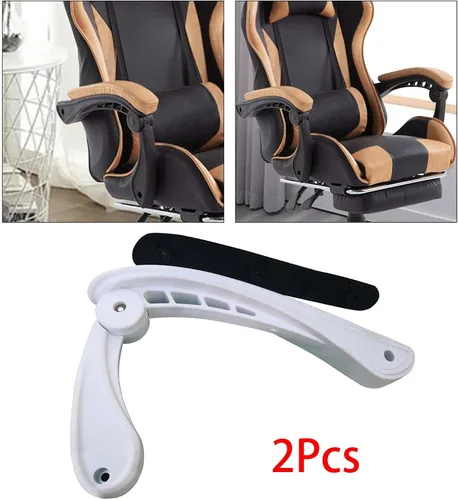 Miniatura 7 de Reposabrazos para silla de oficina, accesorio ligero, repuesto para reposabrazos de enlace delicado para silla de juegos, estilo A