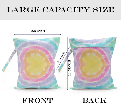 Miniatura 2 de Bolsa húmeda, bolsa húmeda para traje de baño, viajes, playa, piscina, pañales, ropa sucia de yoga, gimnasio, artículos de tocador, bolsa