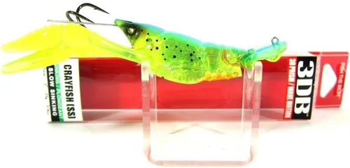 Miniatura 6 de Yo-Zuri 3DB Crayfish Slow Sinking Lure, Prism Parrot, 3-Inch Prisma Marrón