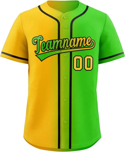 Miniatura 32 de KXK - Camiseta de béisbol personalizada cosida, uniforme deportivo para hombres, mujeres y niños