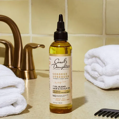 Miniatura 4 de Carol's Daughter Goddess Strength - Juego de cuidado del cabello, aceite para cabello y cuero cabelludo y acondicionador sin enjuague con aceite