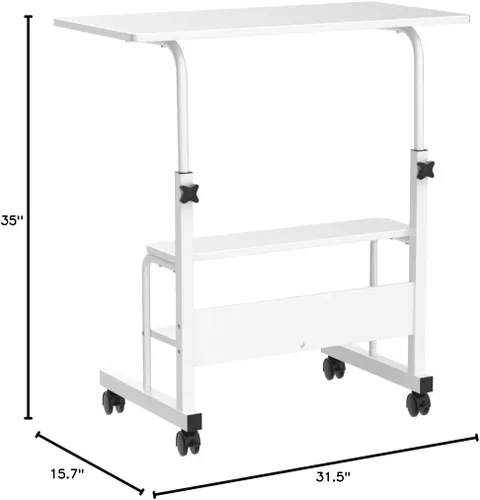 Miniatura 3 de Mesa Ajustable para Estudiante Computadora Portátil Muebles de Oficina en Casa Espacios Pequeños Sofá Dormitorio Mesita de Noche Escritorio Aprender