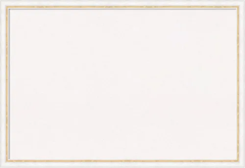 Miniatura 110 de Amanti Art Tablero de corcho blanco para pared (32 x 24) con marco de madera blanco blanco y blanco, tablero de corcho mediano para oficina, tablero