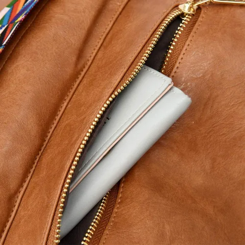 Miniatura 8 de Mochila de moda para mujer Bolsas de diseño multiusos Bolsa de hombro de cuero sintético Bolsa de viaje