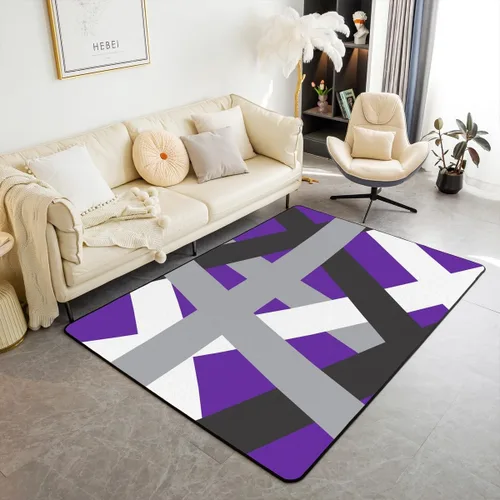 Miniatura 42 de jejeloiu Alfombra de decoración de mármol negro y dorado, alfombra para sala de estar, dormitorio, para niños, niñas, adolescentes, decoración